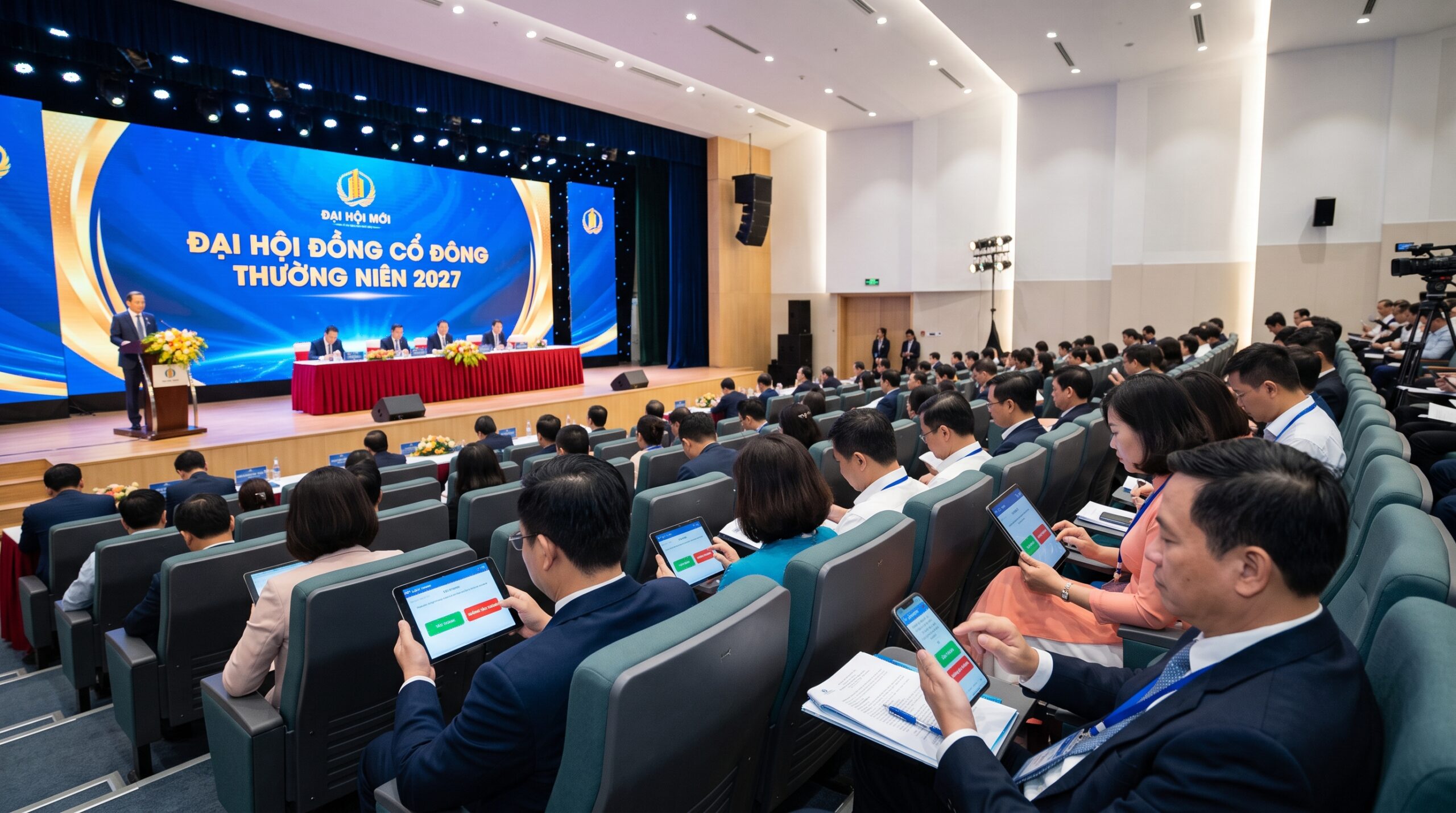 You are currently viewing Phần mềm đại hội cổ đông trực tuyến: 10 tiêu chí chọn nền tảng cho mùa ĐHĐCĐ 2027